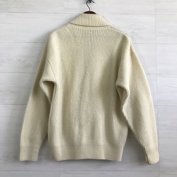 Vintage Lord Jeff Virgin Wool Grandpa Cardigan - Picture 5 of 6